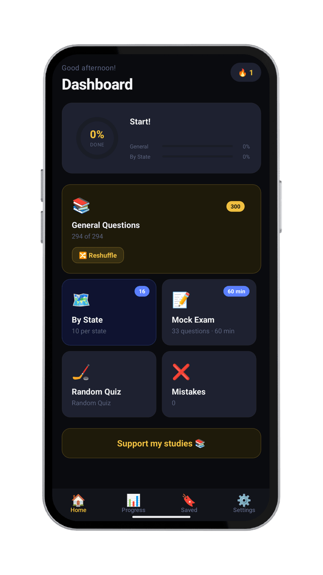 DeutschPass- Einbürgerungstest Mockup